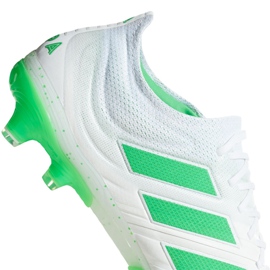 Adidas Copa 19.1 Fg M BB9186 futballcipő fehér fehér 1