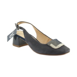 Caprice női szandál 29500-as csattal sötétkék 1