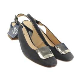 Caprice női szandál 29500-as csattal sötétkék 4