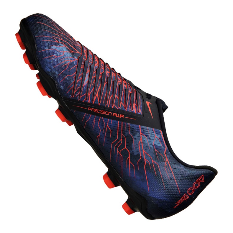 Nike Phantom Vnm Elite Fg Jr AO0401-440 futballcipő fekete sötétkék 1