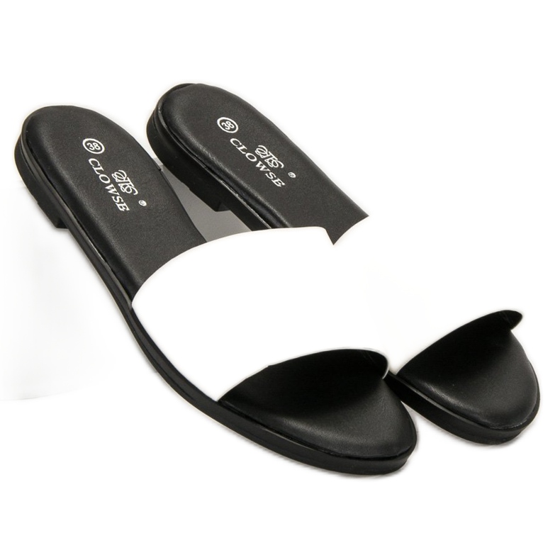 Clowse Klasszikus fehér papucs 1