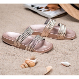 Bello Star Papucs gyöngyökkel sárga 1 Bello Star Papucs gyöngyökkel sárga 1