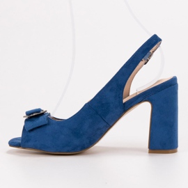 SHELOVET Szandál a bárban kék 1