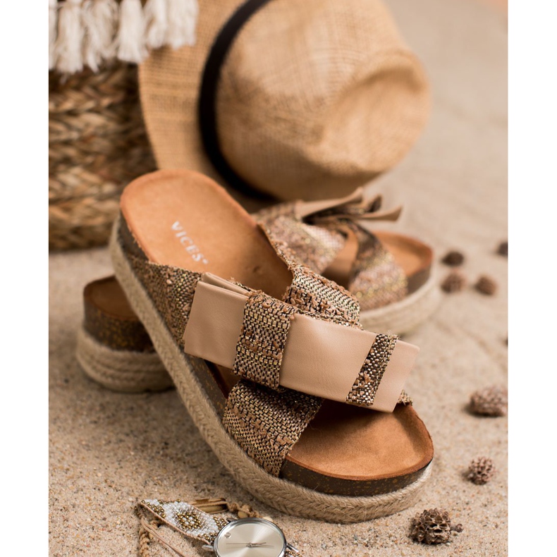 Vices Textil papucs a platformon barna 2