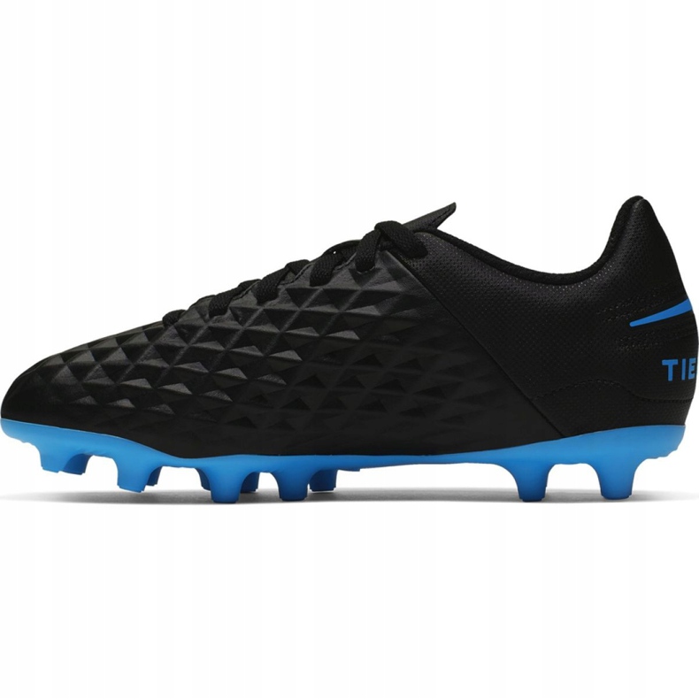 Nike Tiempo Legend 8 Club FG / MG Jr AT5881-004 futballcipő fekete fekete 2