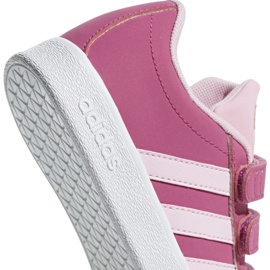 Adidas Vl Court 2.0 Cmf C rózsaszín cipő Jr F36394 4