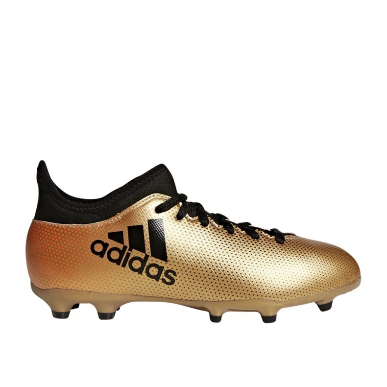 Adidas X 17.3 Fg Jr CP8990 futballcipő fehér arany aranysárga 1