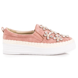 Espadrillák a VICES platformon rózsaszín 2