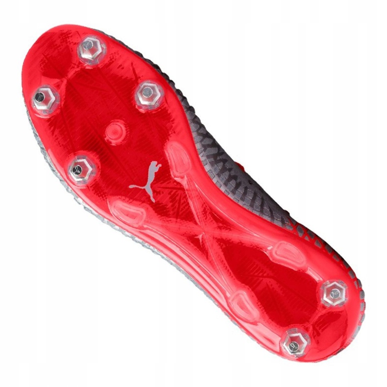Puma Future 4.1 Netfit Mx Sg M 105676-01 futballcipő piros szürke 2