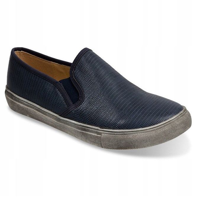Slip On Cipők Slip On 2207 Navy Blue sötétkék 1