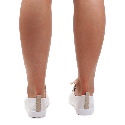 VT80-3 ezüst fűzős cipők szürke 2