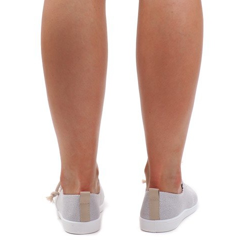 VT79-3 Ezüst fűzős cipők szürke 1