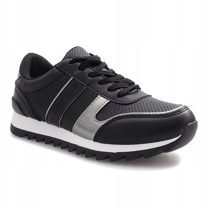 Fekete sportos éjszakai cipők 1