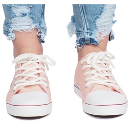 Lavso rózsaszín áttört cipők 1