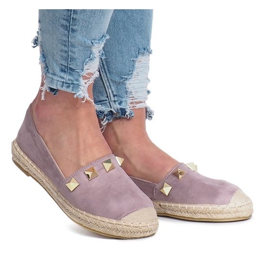 Arany Sun lila espadrilles 1