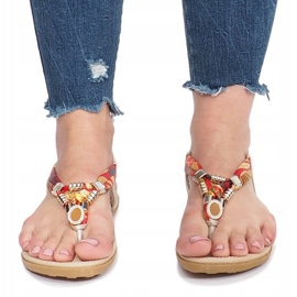 Arany lapos szandál Sprat gyémánttal aranysárga 1