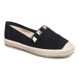 Fekete arany Sun espadrilles 1