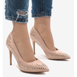 Rózsaszín HYD-A16 klasszikus velúr sarok 2