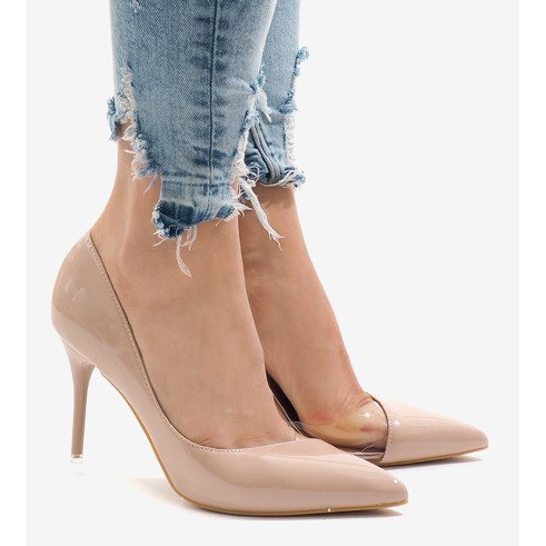 Rózsaszín lakkozott aszimmetrikus sarok GH11541 2