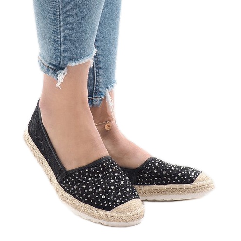 Fekete H6560 espadrilles 1