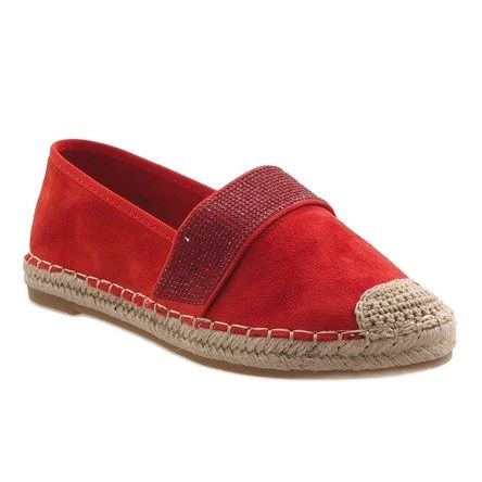 Vörös espadrilles 6548 piros 1