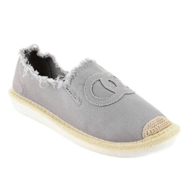Szürke felcsúsztatható espadrilles NB273P-3 1