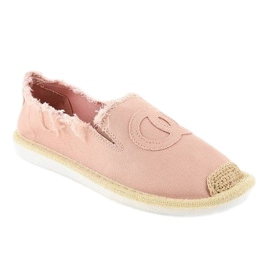 Rózsaszín felcsúsztatható espadrillák NB273P-7 1
