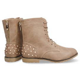 Gazdagon díszített csizma 1511-2 Khaki sokszínű zöld 2 Gazdagon díszített csizma 1511-2 Khaki sokszínű zöld 2