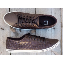 Stílusos CY030 tevecipő barna 1