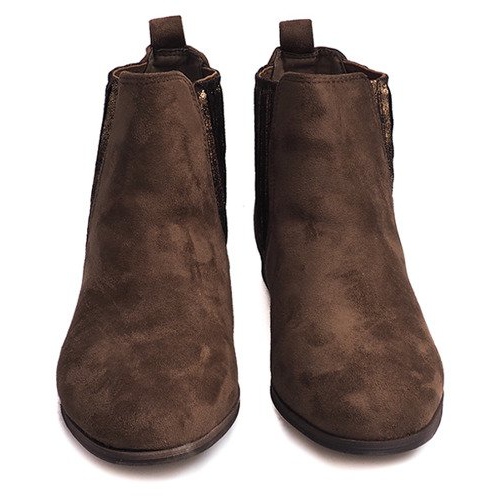 Velúr csizma Jodhpur M-61 Khaki sokszínű 1