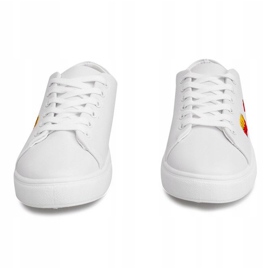 Cipők 16106 Fehér bélyegző foltok 1