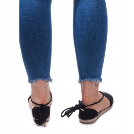 Szandál Espadrilles Ballerinas 6333 Black fekete 1