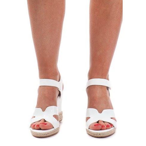 Ék Szandál 5H5670 Fehér barna 1 Ék Szandál 5H5670 Fehér barna 1