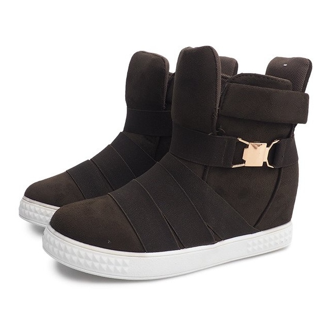 Wedge cipők 669 Olive zöld 1