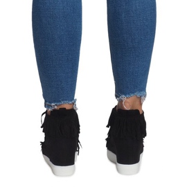 Ékcipők rojtokkal Boho AT-0613-1 Fekete 2