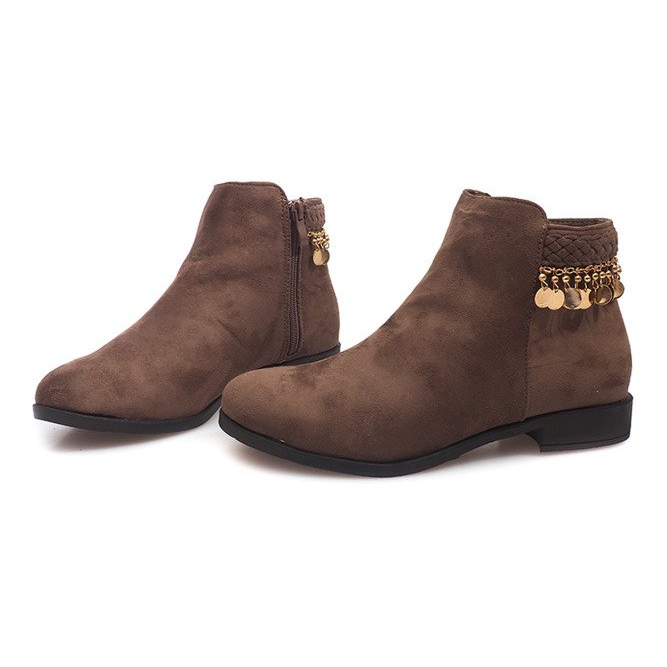 Velúr LL113 Khaki csizma zöld 1