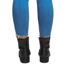 Exkluzív csizma JH180-090 fekete 1