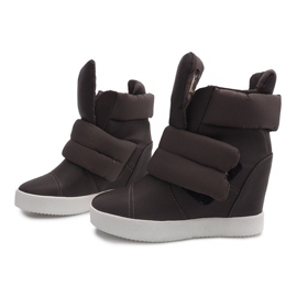 Meleg ék cipők 01-3 Khaki zöld 1