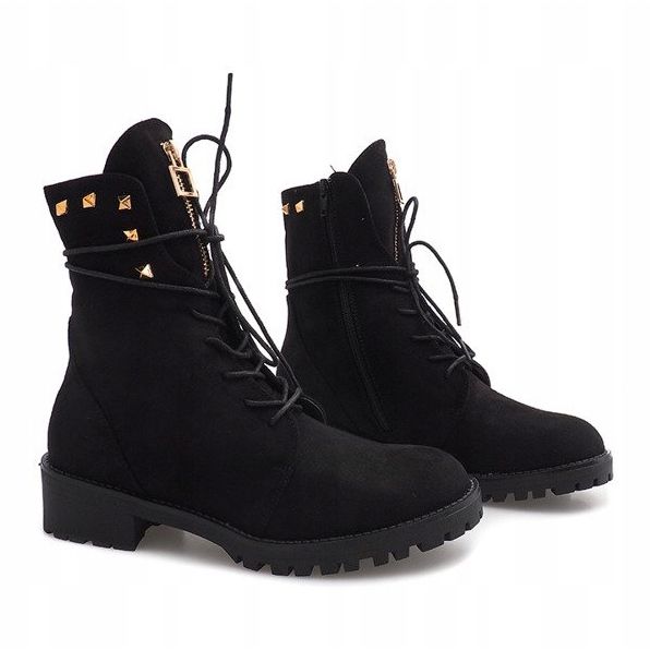 Velúr díszített csapdázók H99-17 Fekete 1