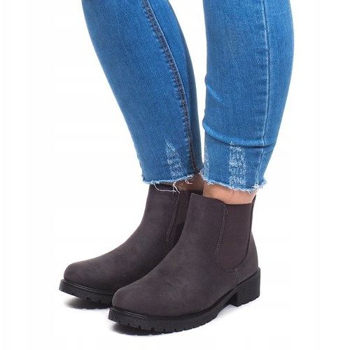 Meleg csizma DD5251-4 Szürke 1 Meleg csizma DD5251-4 Szürke 1