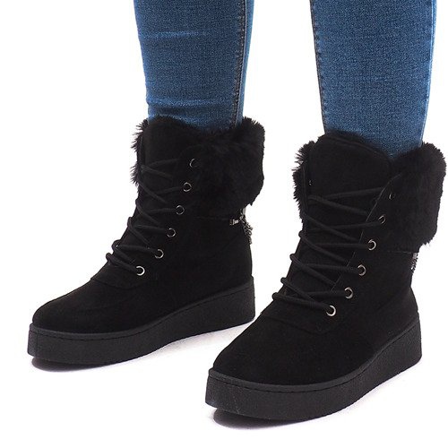 Meleg cipők 16-560 Fekete 1