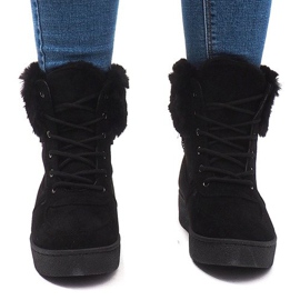 Meleg cipők 16-560 Fekete 2