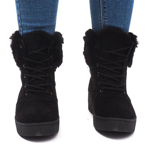 Meleg cipők 16-560 Fekete 2