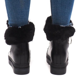 Meleg cipők SJ665-1 Fekete 1