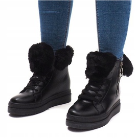 Meleg cipők SJ665-1 Fekete 2