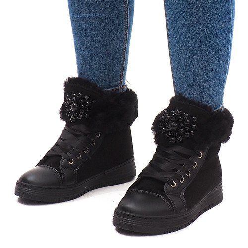 Meleg cipők KB-045 Fekete 1