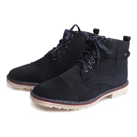 Magas melegítésű fűzős cipő M589 Granat sötétkék 1