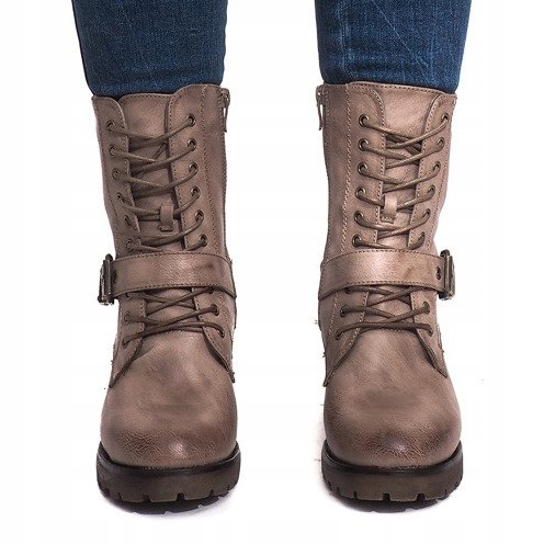 Katonai meleg csizma S167 Khaki sokszínű zöld 1