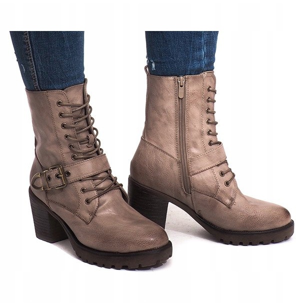 Katonai meleg csizma S167 Khaki sokszínű zöld 2