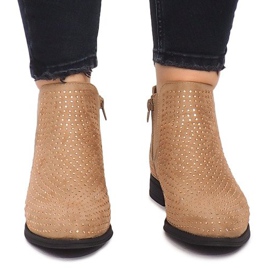 Velúr csizma Jodhpur 1510 Bézs 1